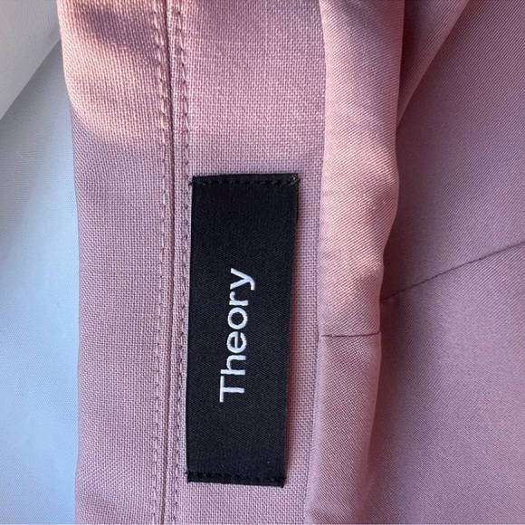 Theory Carissa wool mauve dusty pink blazer - Picture 4 of 7